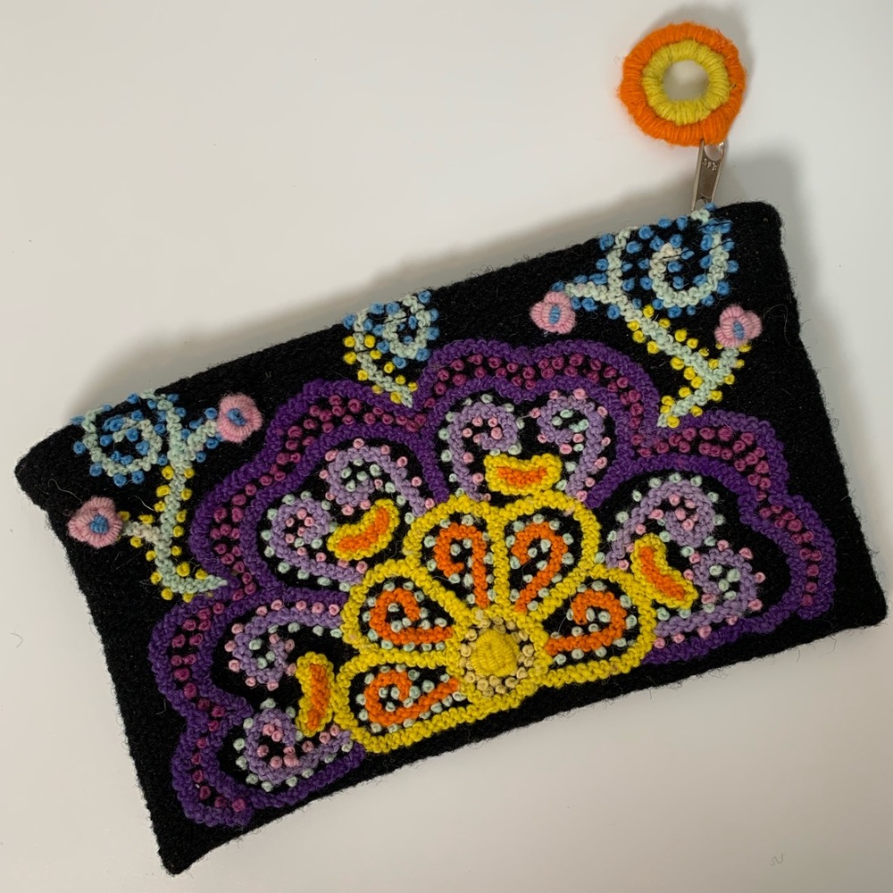 Boho Wool Wallet/Clutch